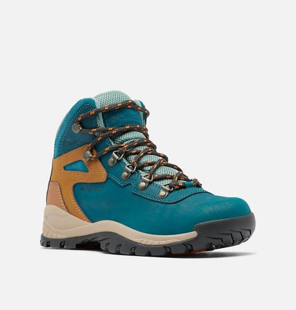 Columbia Newton Ridge Waterproof Boots Green For Women's NZ95730 New Zealand